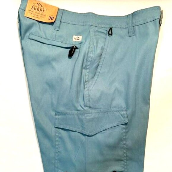 Trunks Swim and Surf Co.- Voyager Shorts - Size "30" Mineral Blue/Light Teal - Picture 6 of 7